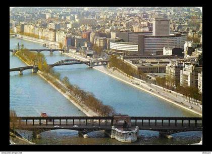 75 - Paris - La Seine et ses bords - La Seine et la Maison de l'ORTF - CPM - Voir Scans Recto-Verso