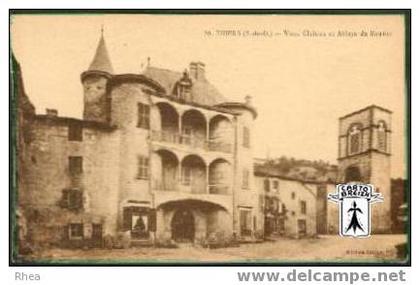 63 Thiers - 26. THIERS (P-de-D) - Vieux Château et Abbaye du Moutier - sépia