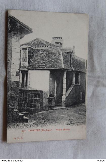 Cpa 1913, Thiviers, vieille maison, Dordogne 24