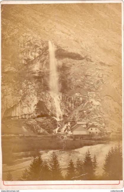 Cascade de Morette près Thônes (photo 16.5cm x 11cm)