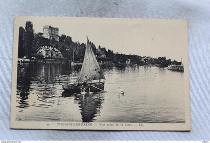 O829, Thonon les Bains, vue prise de la jetée, Haute Savoie 74