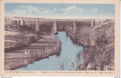 79 - THOUARS - VIADUC  SUR LE THOUET CONSTRUIT PAR GUSTAVE EIFFEL