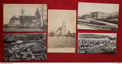 5 cartes - Thourotte   -( 60. Oise )