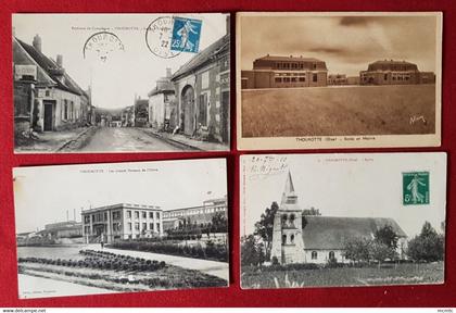 8  cartes -   Thourotte    -( 60. Oise )