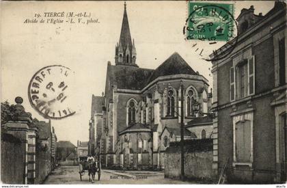 CPA TIERCE Abside de l'Eglise (1164319)