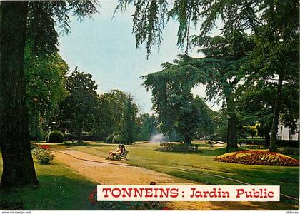 47 - Tonneins - Le jardin public - CPM - Voir Scans Recto-Verso