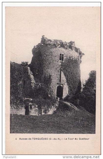 cp , 22 , TONQUÉDEC , Ruines , La Tour du Guetteur