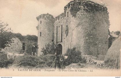 TONQUEDEC : LE PONT LEVIS DU CHATEAU