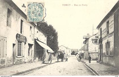 CPA Torcy Rue de Paris