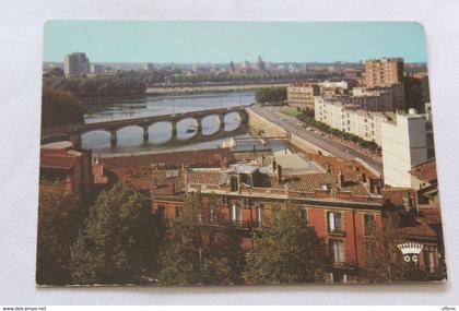 Cpm, Toulouse, panorama sur la Garonne, haute Garonne 31