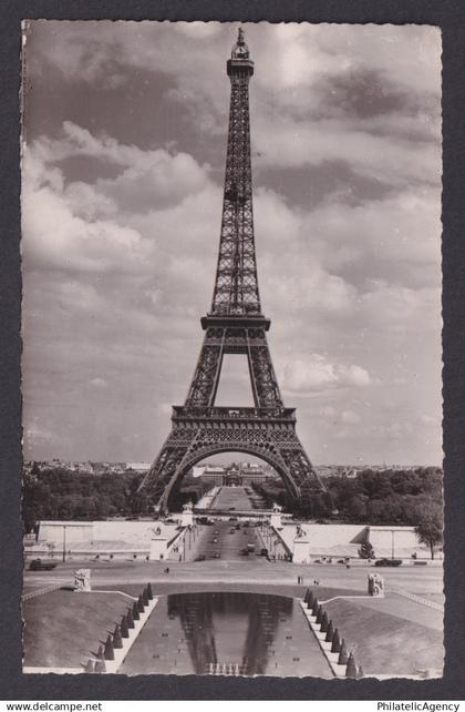 FRANCE, Postcard RPPC, Paris, Tour Eiffel