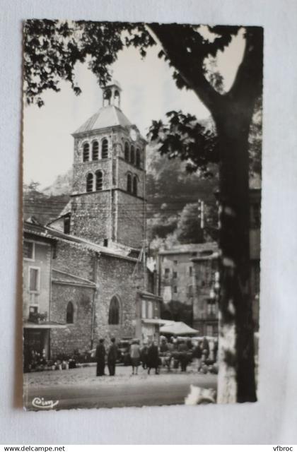 Cpsm, Tournon, église saint Julien, Ardèche 07