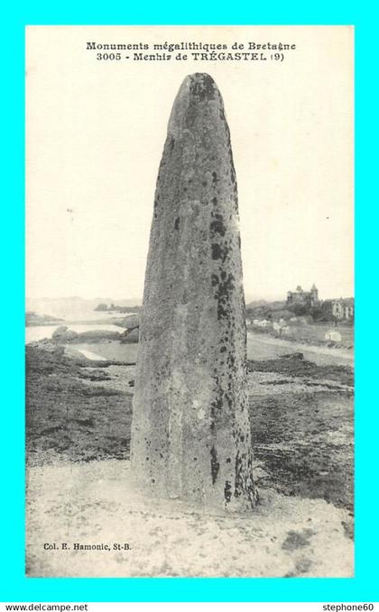 a896 / 605 22 - TREGASTEL Menhir de Tregastel