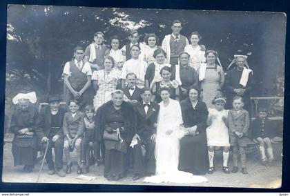 cpa carte photo mariage coiffes Trégor photographe Huard Janvier Tréguier (1)   YN17