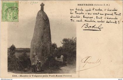 CPA TRÉGUNC Menhir (144074)