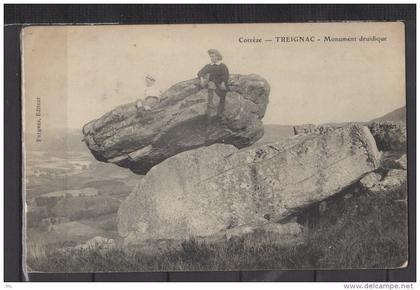 19 - Treignac - Monument Druidique - animée