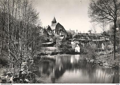 CPSM Treignac La Vézère Coin de pêche