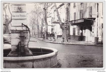 CPSM - TRETS (Bouches du Rhône) - La Fontaine