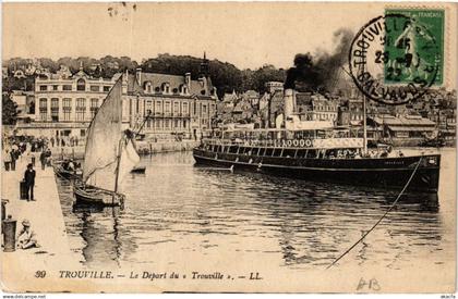 CPA TROUVILLE - Le Depart du TROUVILLE (516136)