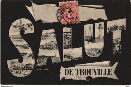 CPA TROUVILLE Salut de Trouville - Scenes (1225415)