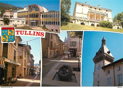 38 - Tullins Fures - Multivues - Blasons - Carte Neuve - CPM - Voir Scans Recto-Verso