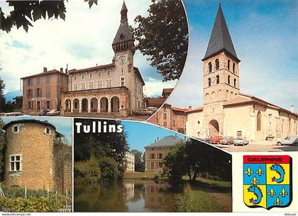 38 - Tullins Fures - Multivues - Blasons - Carte Neuve - CPM - Voir Scans Recto-Verso