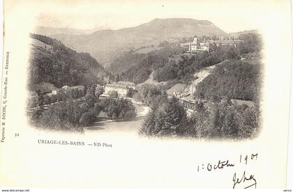 Carte  postale ancienne de URIAGE les BAINS