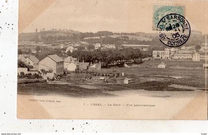 USSEL LA GARE VUE PANORAMIQUE