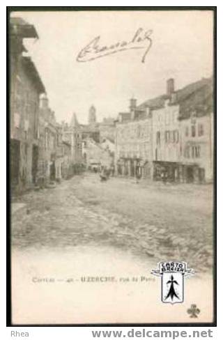 19 Uzerche - Corrèze - 40 - UZERCHE, rue de Paris - cpa