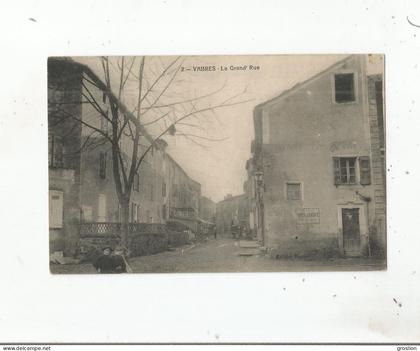 VABRES (AVEYRON) 2 LA GRAND'RUE (ENFANTS) 1911