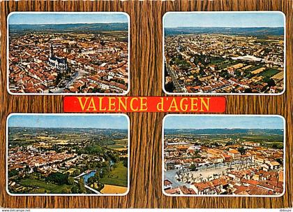 82 - Valence d'Agen - Multivues - Flamme Postale de Valence d'Agen - CPM - Voir Scans Recto-Verso