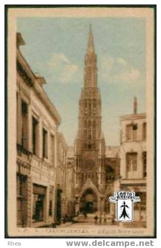 59 Valenciennes - 6 - VALENCIENNES - L'Eglise Notre-Dame - sépia