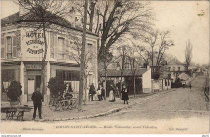 CPA BOISSY-St-LÉGER - Route Nationale, route Valenton (44830)