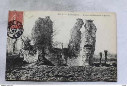 L993, Cpa 1907, Valognes, ruines du balnéaire d'Alauna, Manche 50