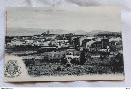 Cpa 1919, Valréas, vue Ouest, Vaucluse 84