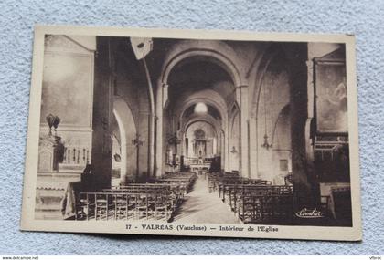 Valréas, intérieur de l'église, Vaucluse 84