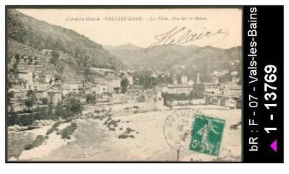 07 Vals-les-Bains - L'Ardèche Illustrée - VALS-LES-BAINS - Les Villas, Quartier du Bateau - c /  D07D  K07331K  C07331C