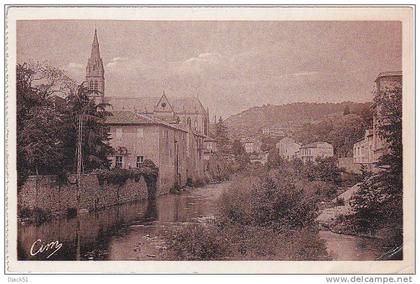 80 - VALS-les-BAINS (Ardèche) - L'Eglise - La Volane - 1930