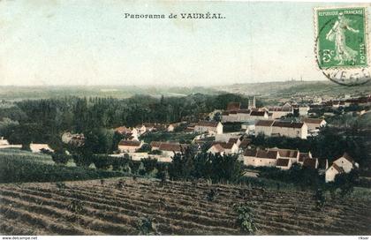 VAUREAL(CARTE EN COULEUR)