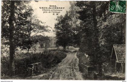 CPA Vaux-de-Cernay Chemin pres de l'abbaye (1390955)