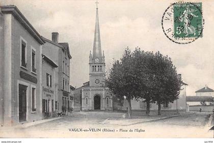 69 - VAUX EN VELIN - SAN41559 - Place de l'Eglise