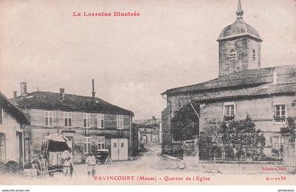 MEUSE  VAVINCOURT  quartier de l'église