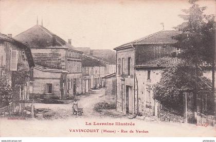 MEUSE  VAVINCOURT  rue de Verdun