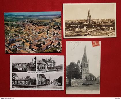 4 cartes -  Venette     -( 60. Oise)