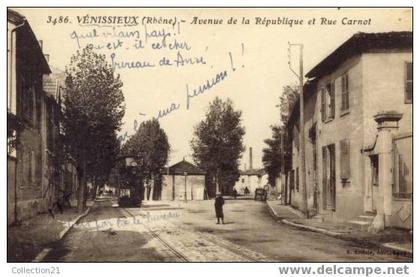 VENISSIEUX ..... AVENUE DE LA REPUBLIQUE ET RUE CARNOT