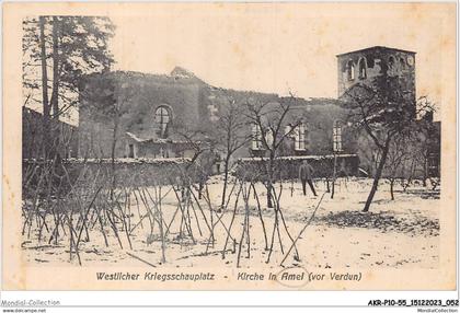 AKRP10-0954-55 - AMEL - westlicheer kriegsschauplatz - kirche in amel