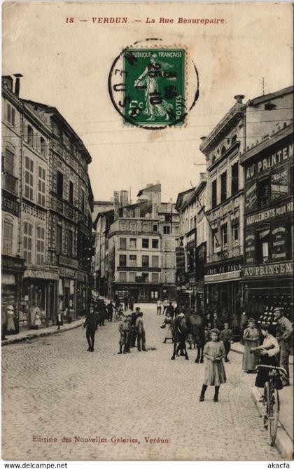 CPA Verdun - La rue beaurepaire (118751)