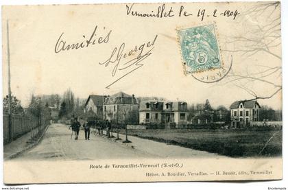 CPA - Carte Postale - France - Route de Vernouillet - Verneuil - 1904 (D13473)