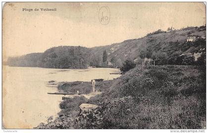 CPA 95 PLAGE DE VETHEUIL