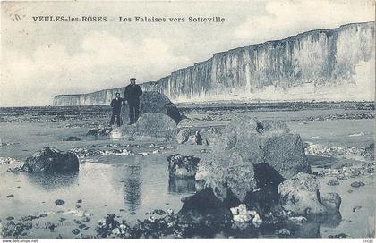 CPA Veules-les-Roses Les Falaises vers Sotteville